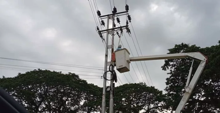 trabajo en redes eléctricas
