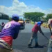 40 toneladas de asfalto