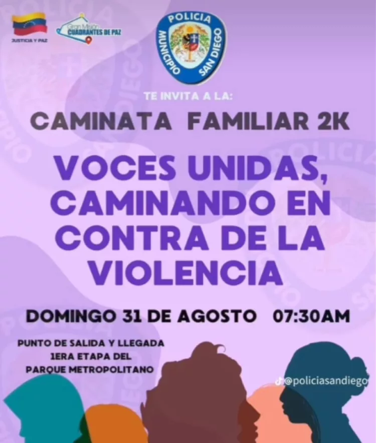 “Voces unidas caminando en contra de la violencia