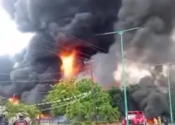 incendio de empresa