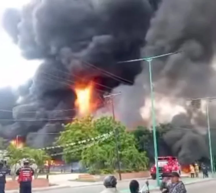 incendio de empresa