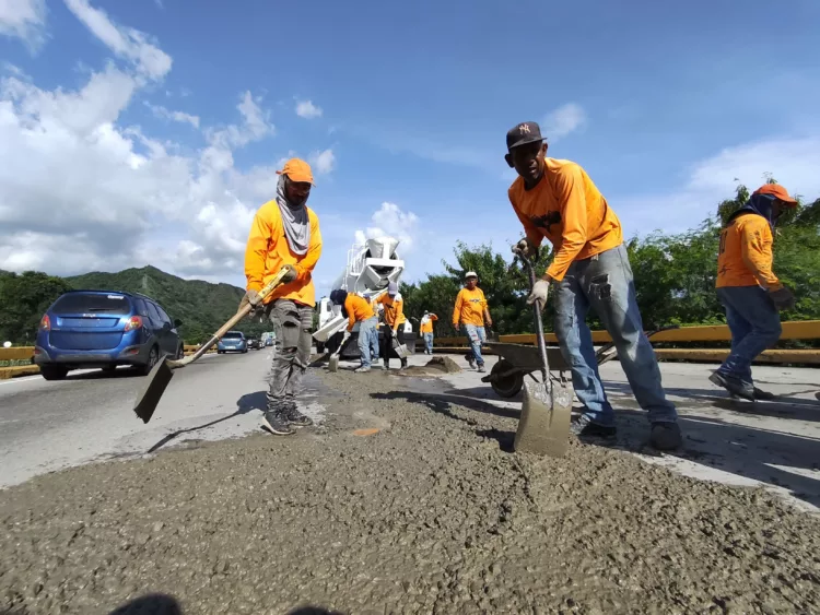 rehabilitación en tramos del viaducto La Cabrera