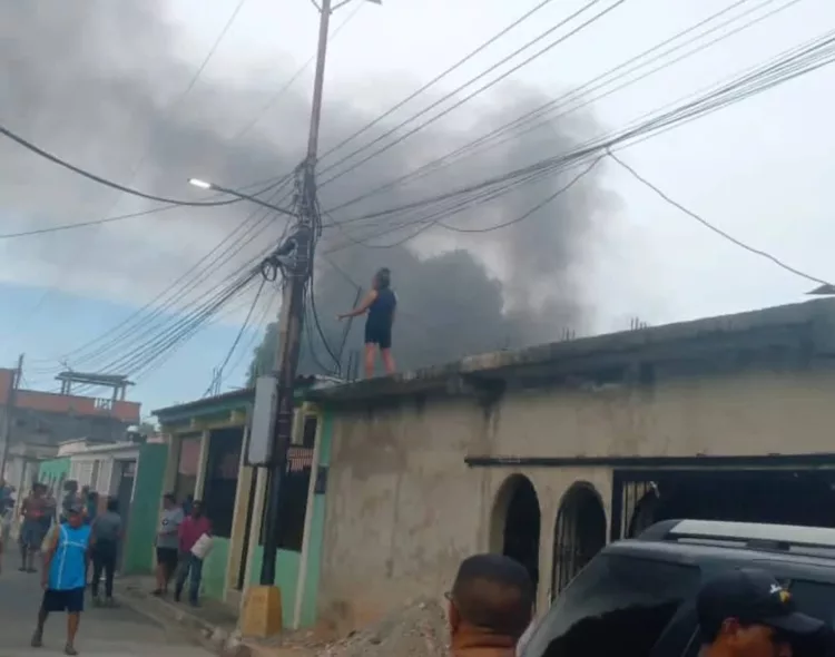 explosión de una bombona de gas