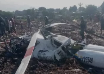 Se estrelló helicóptero