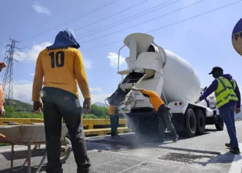trabajos en viaducto