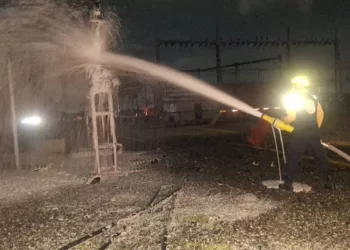 incendio en la subestación