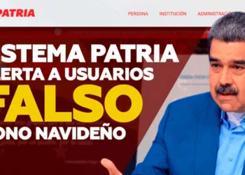 Sistema Patria desmiente Falso Bono Navideño y alerta sobre estafa en redes sociales