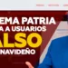 Sistema Patria desmiente Falso Bono Navideño y alerta sobre estafa en redes sociales