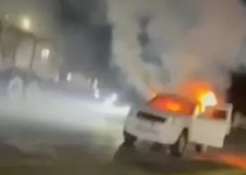 Incendio de vehículo