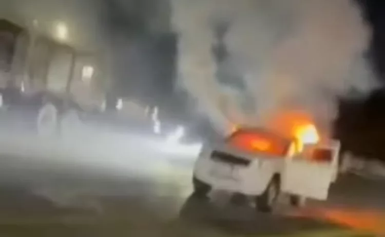 Incendio de vehículo
