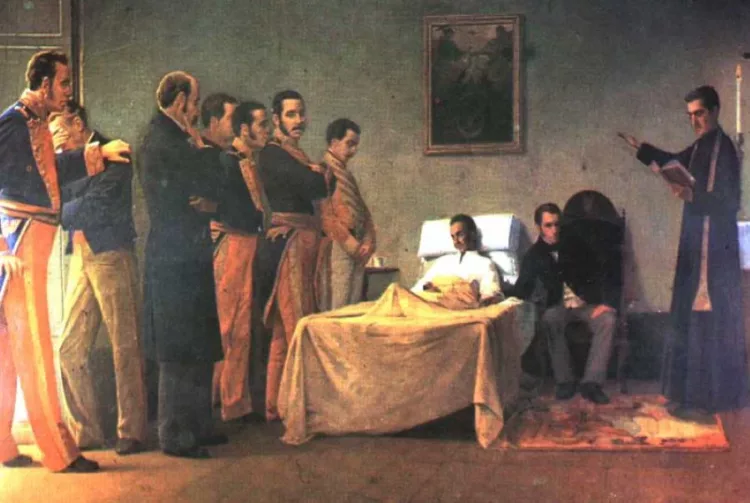 Muere el Libertador