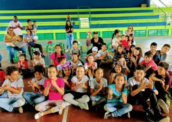 Niños disfrutaron