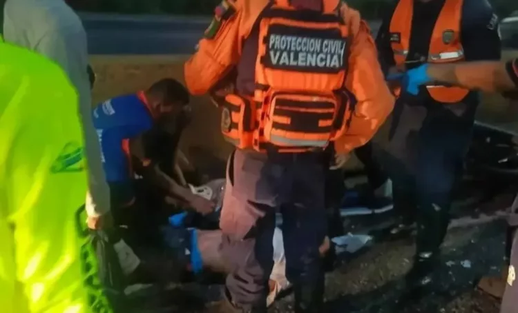 hecho vial en la autopista Sur