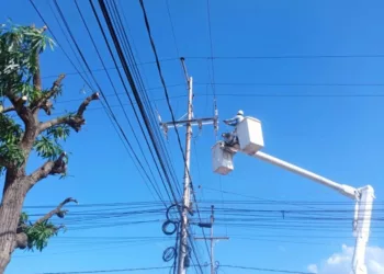 Mejoras en redes eléctricas benefician a más de 700 familias de los municipios Valencia y Los Guayos Estado Carabobo.-. Cuadrillas de la Corporación Electrica Nacional (CORPOELEC) ejecutaron labores de mantenimiento preventivo y correctivo en circuitos de distribución de energía de los municipios Valencia y Los Guayos del estado Carabobo. Este esfuerzo continuo por garantizar un servicio más estable y seguro benefició directamente a mas de 700 familias e incluyó la sustitución e instalación de componentes eléctricos y, a su vez, la poda de árboles que reposaban sobre el tendido eléctrico. Entre los sectores atendidos, destacan el barrio Venezuela, barrio El Consejo, sector Lomas de Funval, urbanización Ricardo Urriera, sector Ruiz Pineda, av. Principal Los Guayos, comunidad Félix Río Sur, comunidad Fundacion Félix Polito, entre otras. Esta medida preventiva se ejecutó con la finalidad de dar respuesta inmediata a las comunidades a través de la plataforma VenApp del 1 x 10 del Buen Gobierno, con el objetivo de proteger los equipos y garantizar la continuidad del servicio en las comunidades carabobeñas.