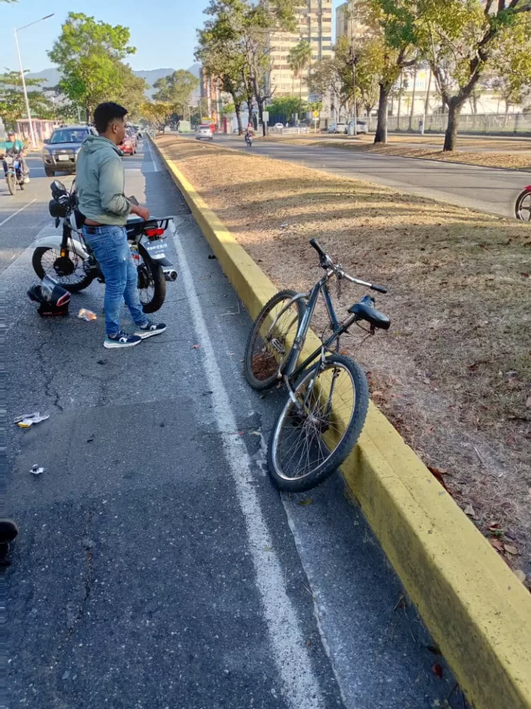 Ciclista atropellado