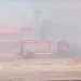 Incendio en la zona industrial
