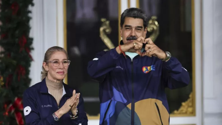 Nicolás Maduro y Cilia Flores. Foto archivo.