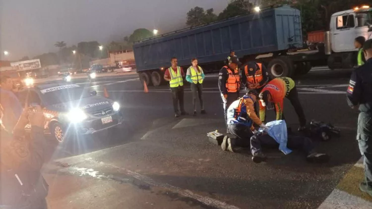Policía murió tras ser atropellado