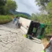 Volcamiento de autobús