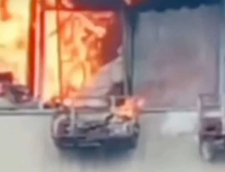 incendio en un apartamento