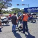 lesionada tras derrape