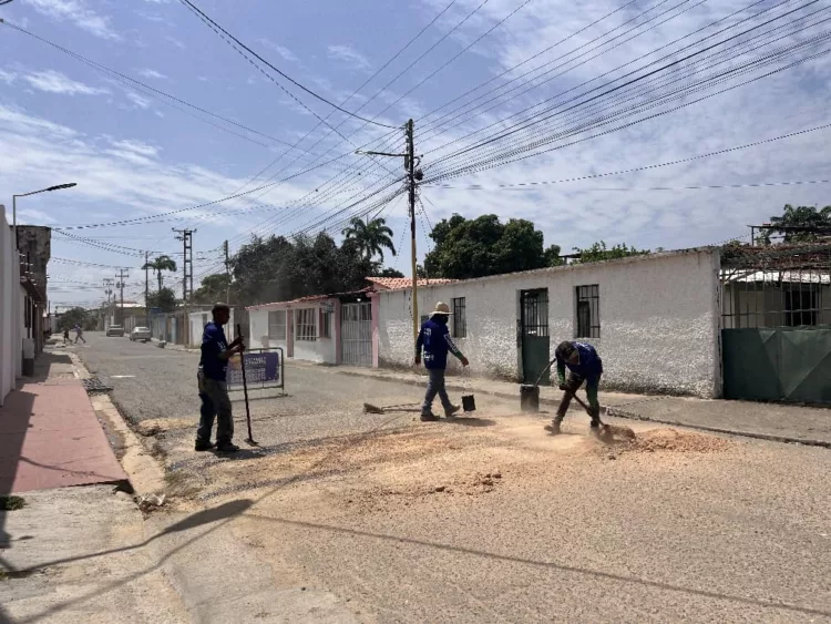 Recuperación de asfaltado en varios sectores de San Diego