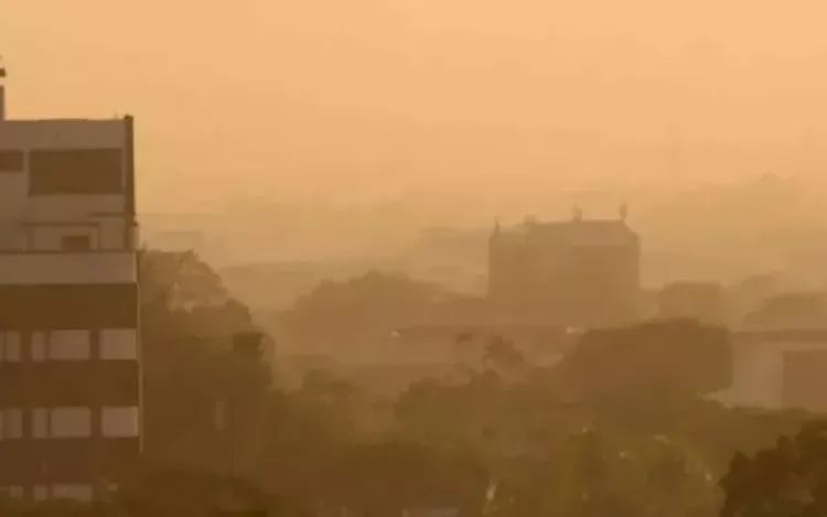 presencia de polvo de Sahara