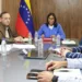 La presidenta encargada, Delcy Rodríguez, se reunió con miembros del Gabinete de Energía Eléctrica.