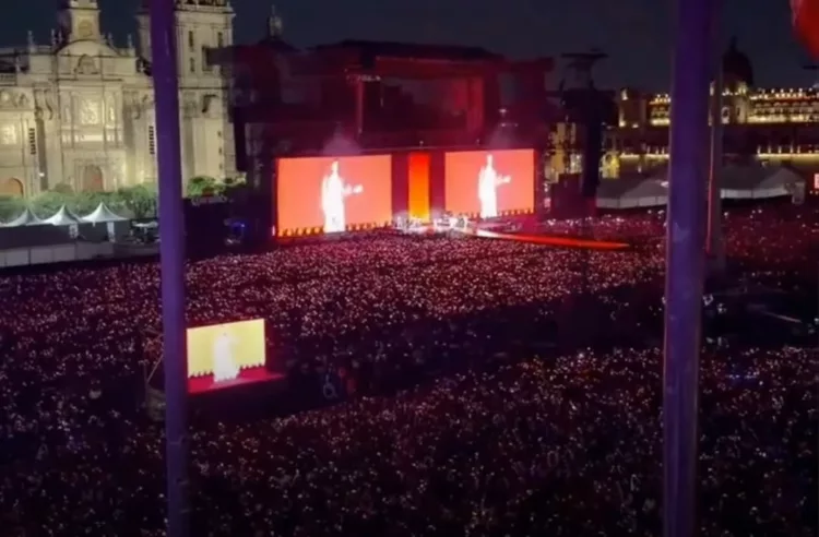 Histórico concierto de Shakira en México