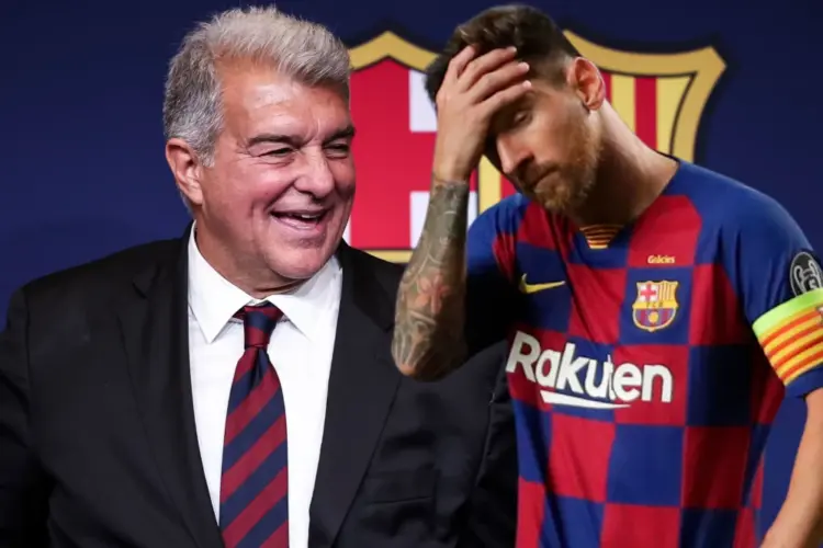 Laporta está seguro que hizo lo correcto al no haber firmado a Messi para el FC Barcelona.
