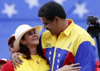 Maduro y su esposa