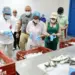 Más de mil puntos distribuidos de pescado se establecieron en todo el país.