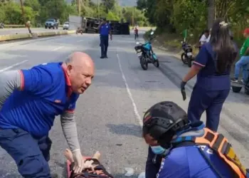 arrollada por una gandola