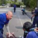 arrollada por una gandola