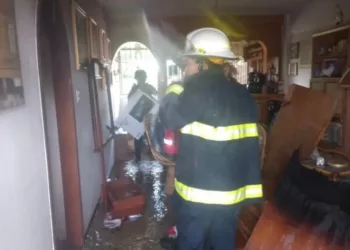 incendio en un apartamento