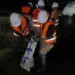 técnicos especializados atrapados