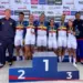 El equipo masculino obtuvo oro y el femenino, plata, en en el Grand Prix de Ciclismo de Pista.