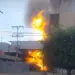 Incendio en galpón