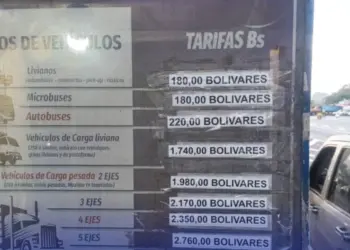 Nuevas tarifas en los peajes