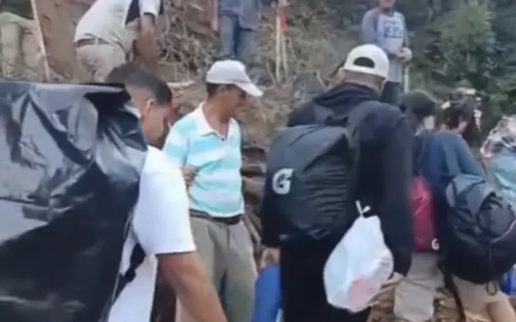 Rescatados 45 turistas