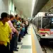 alumbrado en el Metro de Valencia