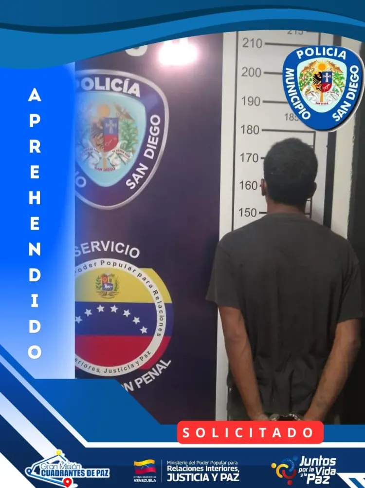 sujeto con amplio prontuario