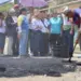 La Alcaldesa Dina Castillo informó que se están aplicando 1.150 toneladas de asfalto en el anillo vial de la Urbanización Quintas de Flor Amarillo.