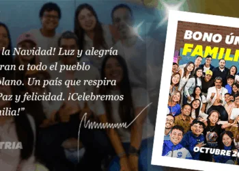 El Bono Único Familiar se estará distribuyendo de manera directa y gradual hasta el próximo lunes 11.