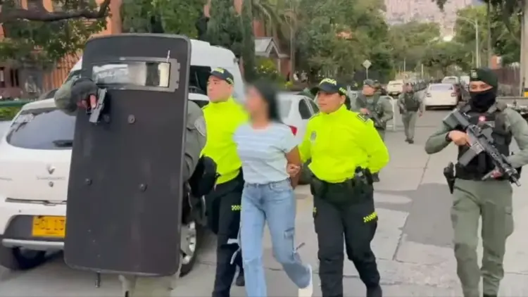 Capturada en Colombia