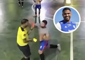 Luis Hernando Blanco Brito agredió a dos árbitros durante un partido en Maracaibo.