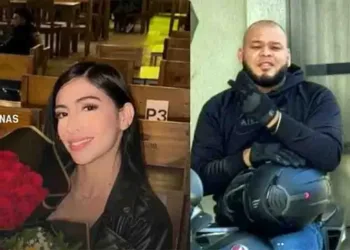 Paola Medina y Edgar Rodríguez Gil : la pareja que falleció en el accidente.