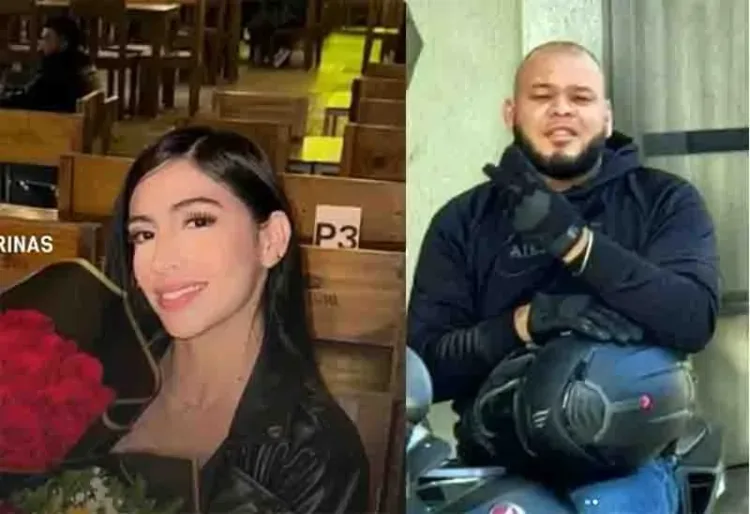 Paola Medina y Edgar Rodríguez Gil : la pareja que falleció en el accidente.