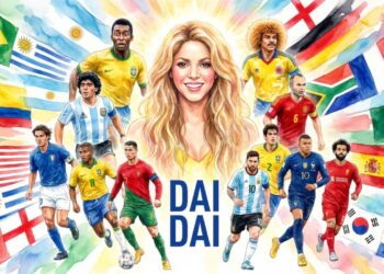 El videoclip de ‘Dai Dai’ reúne referencias al fútbol, coreografías y ritmos inspirados en distintas culturas.