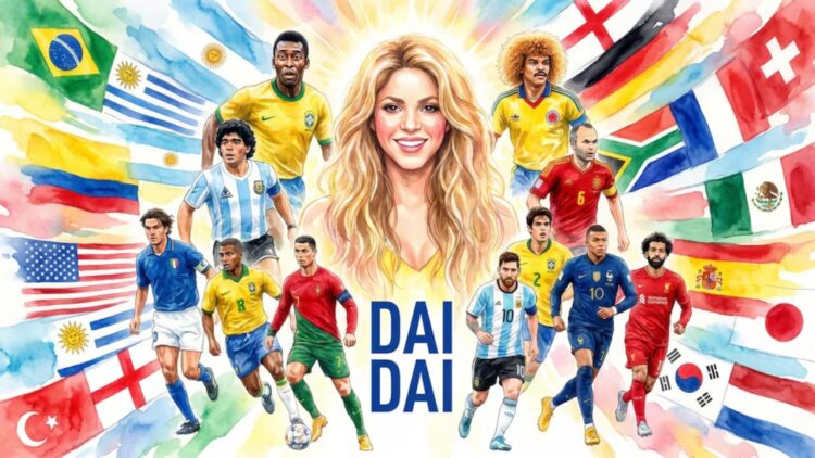 El videoclip de ‘Dai Dai’ reúne referencias al fútbol, coreografías y ritmos inspirados en distintas culturas.